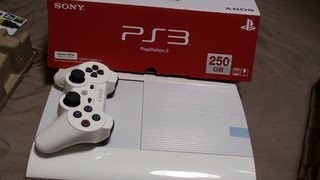 (Unbox)Playstation3 White 250GB-CECH-4000B LW