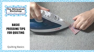 My Basic Pressing Tips When Quilting | Heidi Pridemore