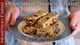 Make The Best Homemade Granola Bars | Heartway Farms