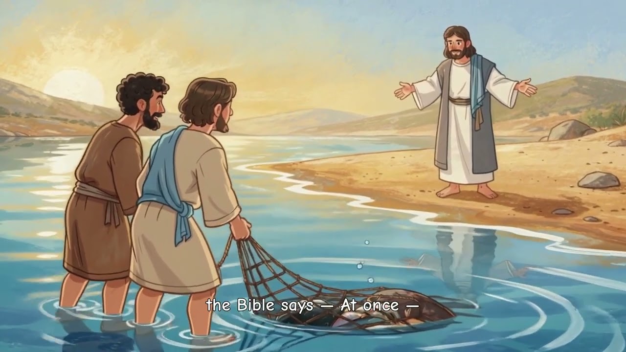 Bible story film: یسوع نے ماہیگیروں کو بلایا اور سب کو شفا دی! ✨