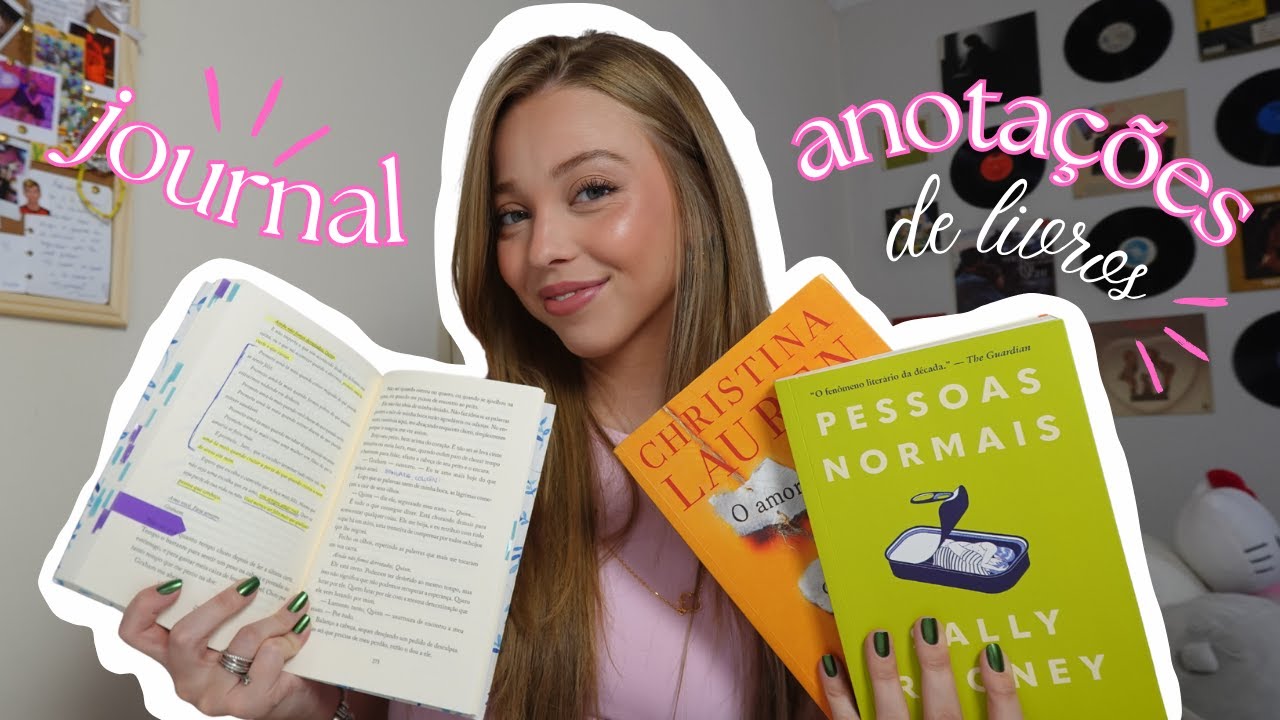 como eu anoto meus livros e faço meu journal