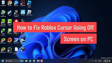 How to Fix Roblox Cursor Going Off Screen on PC (2024)