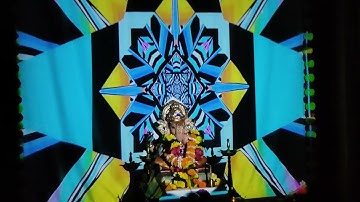 ganpati decoration 2021 with 3D projection mapping