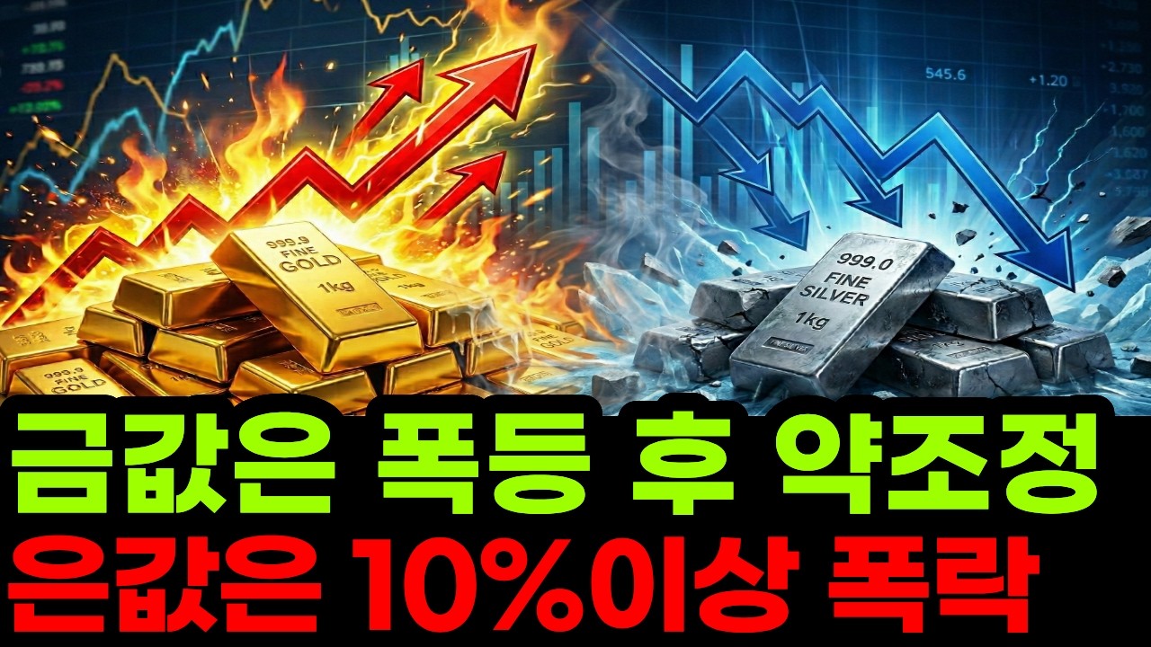 폭등한다던 은값이 10% 이상 폭락한 진짜 이유 '은 믿어도 되나?' (feat 왜 금만 폭등해?)