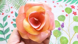 How to Make Realistic Paper Flowers for Beginners | Paper Roses