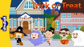 Trick or Treat! | Fun Halloween Songs and Stories | Halloween Candy | Little Fox