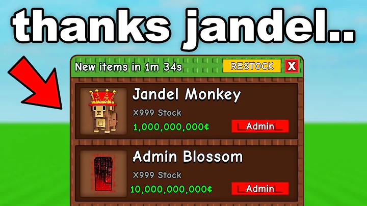 Grow A Garden OWNER Gave Me SECRET ADMIN SHOP...