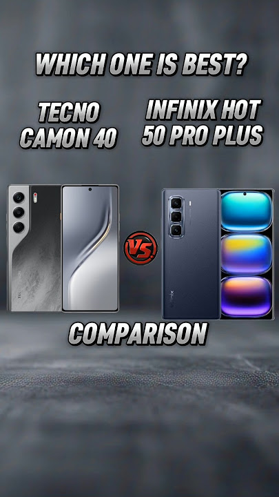 Tecno Camon 40 vs Infinix Hot 50 Pro Plus (Which One Is Best?)
