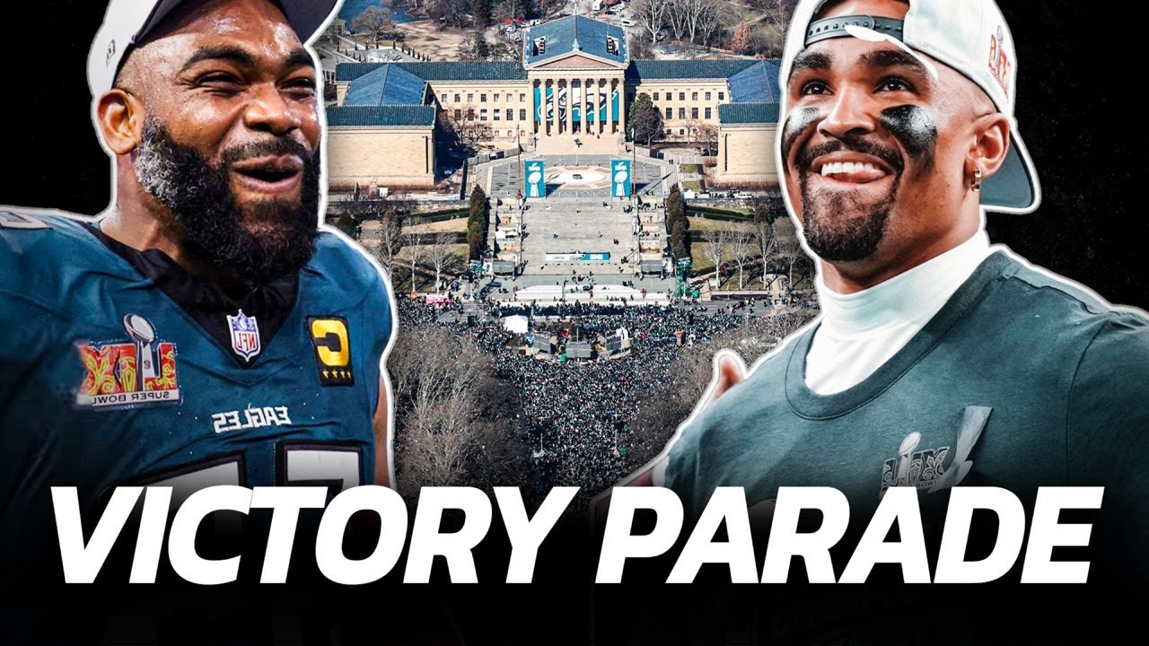 Eagles Super Bowl Victory Parade live reaction and hangout! - YouTube