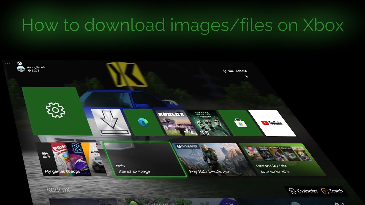 How To Download Images files On Xbox One Series Tutorial YouTube How To Download Images files On Xbox One Series Tutorial YouTube