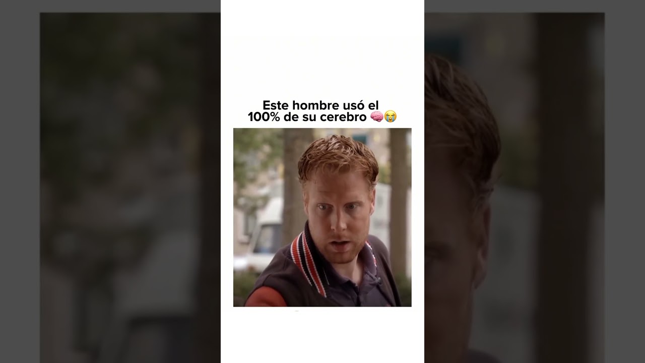 este hombre usó el 100% De su cerebro 🧠😂
