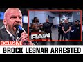 Triple H ARRESTED Brock Lesnar After BRUTAL ATTACK On Oba Femi Backstage On WWE RAW