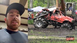 Burnt Orange Ford at Perkins Mud bog Spring Sling 2023 recap/interview