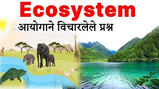 Ecosystem - Environment mpsc , Ecotone, Pollution,Types of Ecosystem lecture in marathi | Mpsc IQ |