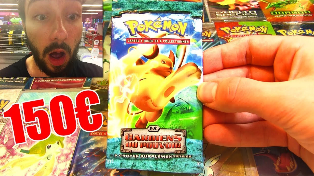 Ouverture D Un Booster Pokemon A 150 Euros Ultra Rare Youtube