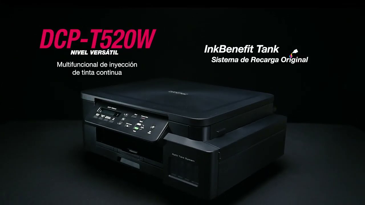 Impresora Multifuncional Brother DCPT520W Inyección de tinta Color WiFi USB  | Office Depot Mexico
