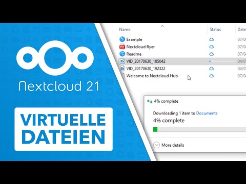 Virtuelle Dateien im Nextcloud Desktop Client nutzen - Nextcloud QuickTipp