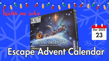 Day 23 ~ EXIT: The Game - Escape Advent Calendar - The Intergalactic Race