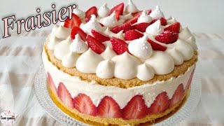 TRÈS BONNE RECETTE - Fraisier - Delicious French Recipe - Strawberry cake english subs.