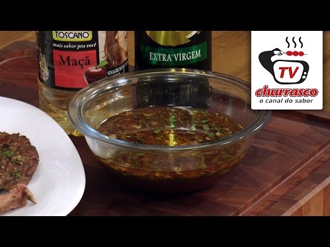 Como Fazer Chimichurri (Fresco) - Tv Churrasco