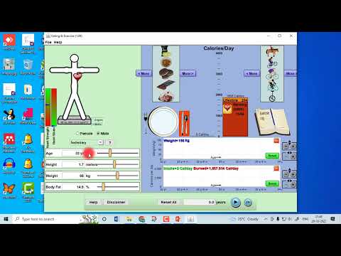 PhET as a Scientific Simulator Exercise and Eating phet exercise obesity weightloss health