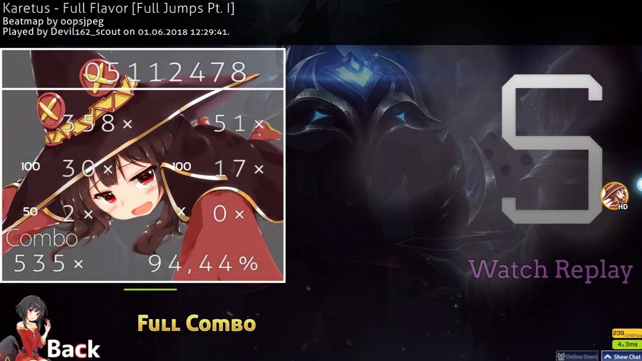 osu! Karetus Full Flavor [Full Jumps Pt. I] +HD YouTube