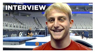 Colt Walker BREAKS the high bar | Podium Training Interview | 2024 U.S. Gymnastics Championships