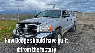 The Dodge Dakota gets some upgrades! (Leveling kit)