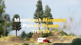 Membuat Miniatur Pohon pinus