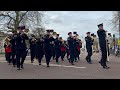 The band of the grenadier guards rehearsal for the entente cordiale 120th anniversary rehearsal