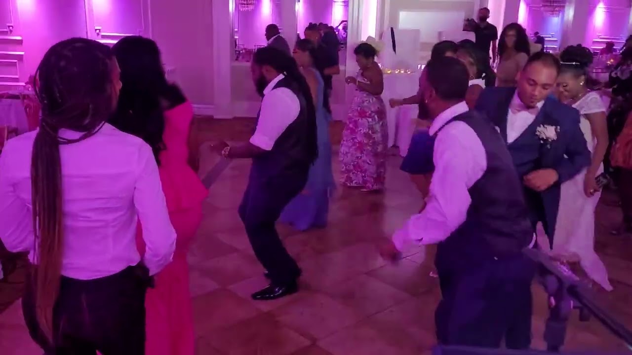 DJ Vybe @RealDJVybe: Wedding at The Chateau Grande Hotel, East Brunswick, New Jersey (Cupid Shuffle)