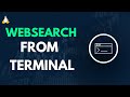 Search the web from your terminal  linux