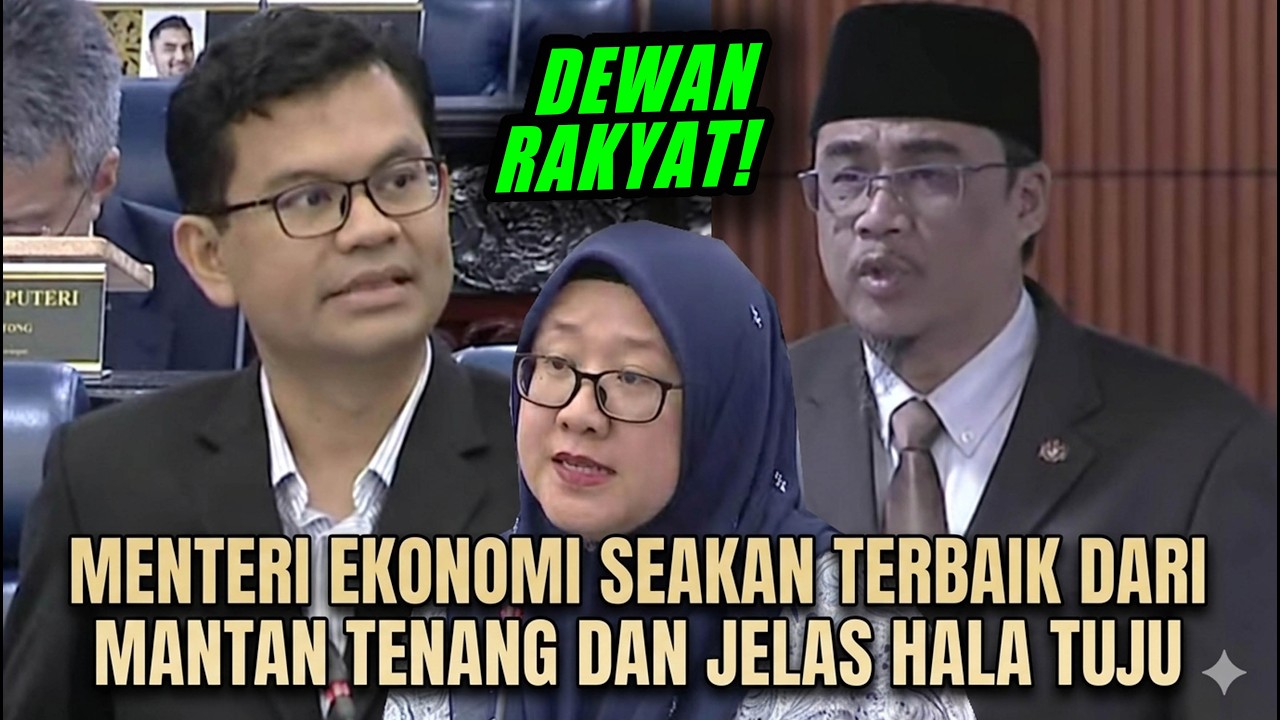 MENTERI EKONOMI SEAKAN TERBAIK DARI MANTAN TENANG DAN JELAS HALA TUJU!