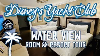 Disney’s Yacht Club Resort Water View Room Tour 2024