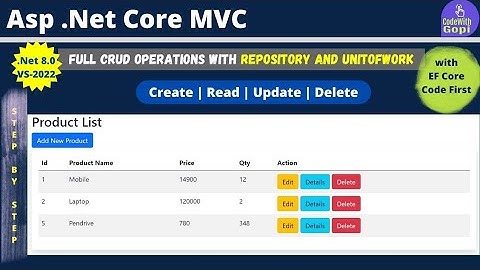 ✅ Client-Side Validations with CRUD Operations | ASP.NET Core + Unit of Work & Repository Pattern