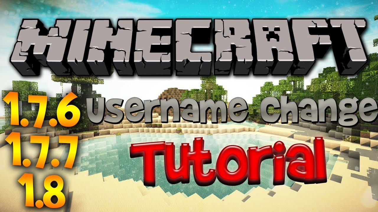 Minecraft: HOW TO Change Your Name! - YouTube