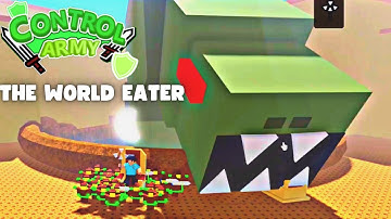 How to Summon the Ancient Evil (World Eater) in Roblox Control Army [🐍OUROBOROS]
