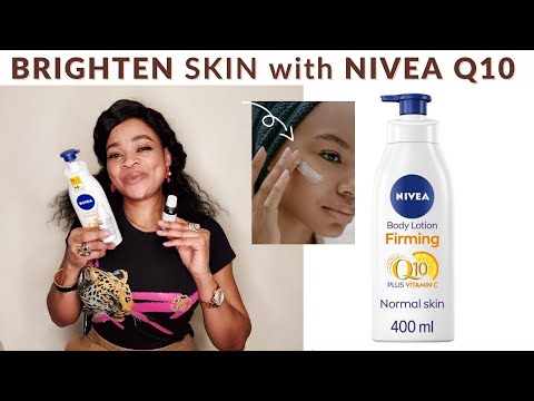 HOW TO LIGHTEN SKIN WITH NIVEA Q10 VITAMIN C | 3 to 4 shades lighter *It works perfectly*