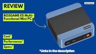 BOSGAME E5 Mini PC Review 2026 | Ryzen 3 5300U, 16GB RAM, 1TB SSD, Triple 4K Display | Mini Desktop