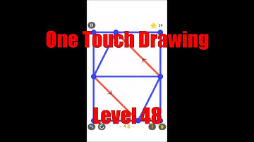 One Touch Drawing Level Stage Niveau Nivel Yровень 48. Solution