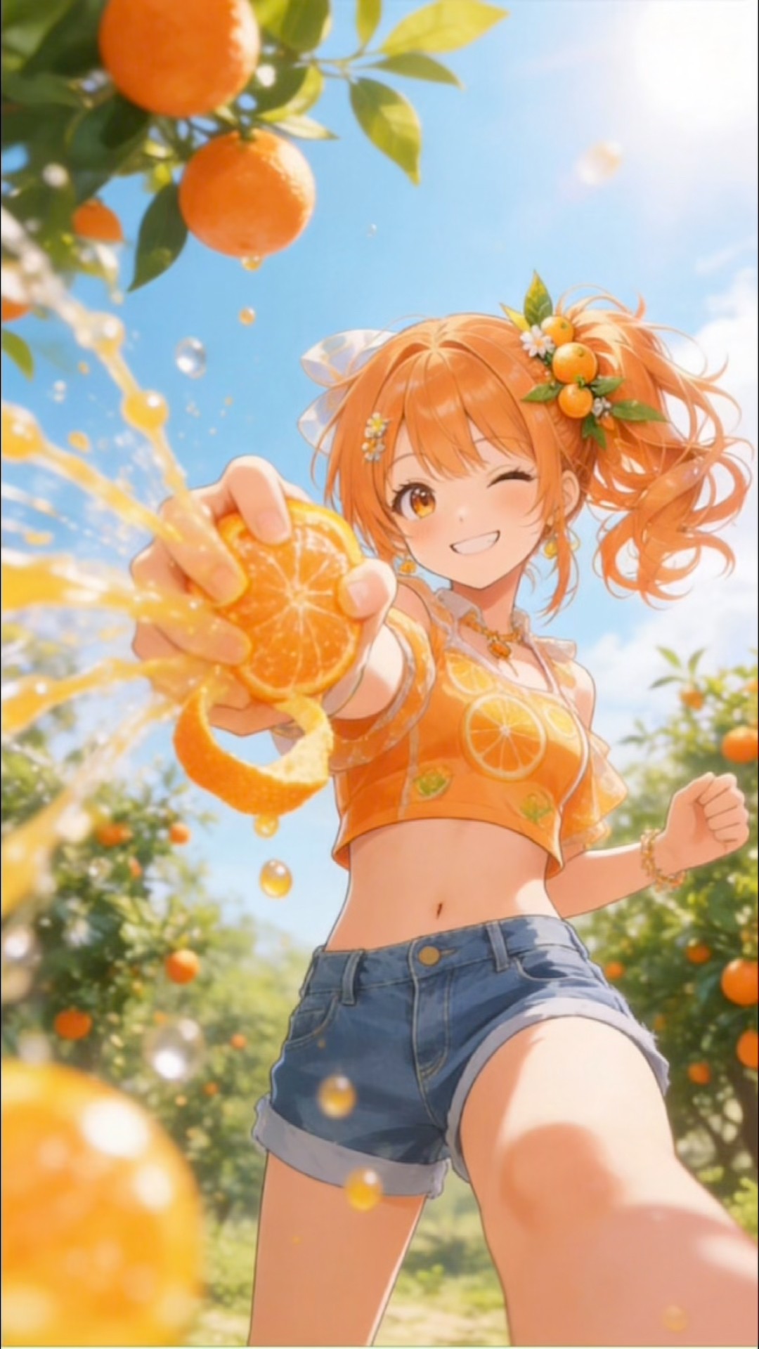 搾りたての笑顔…みかんちゃんのイタズラ！ #shorts - YouTube