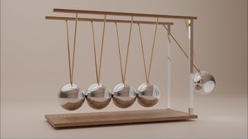 Newton Cradle FAST Tutorial | Blender 3.2