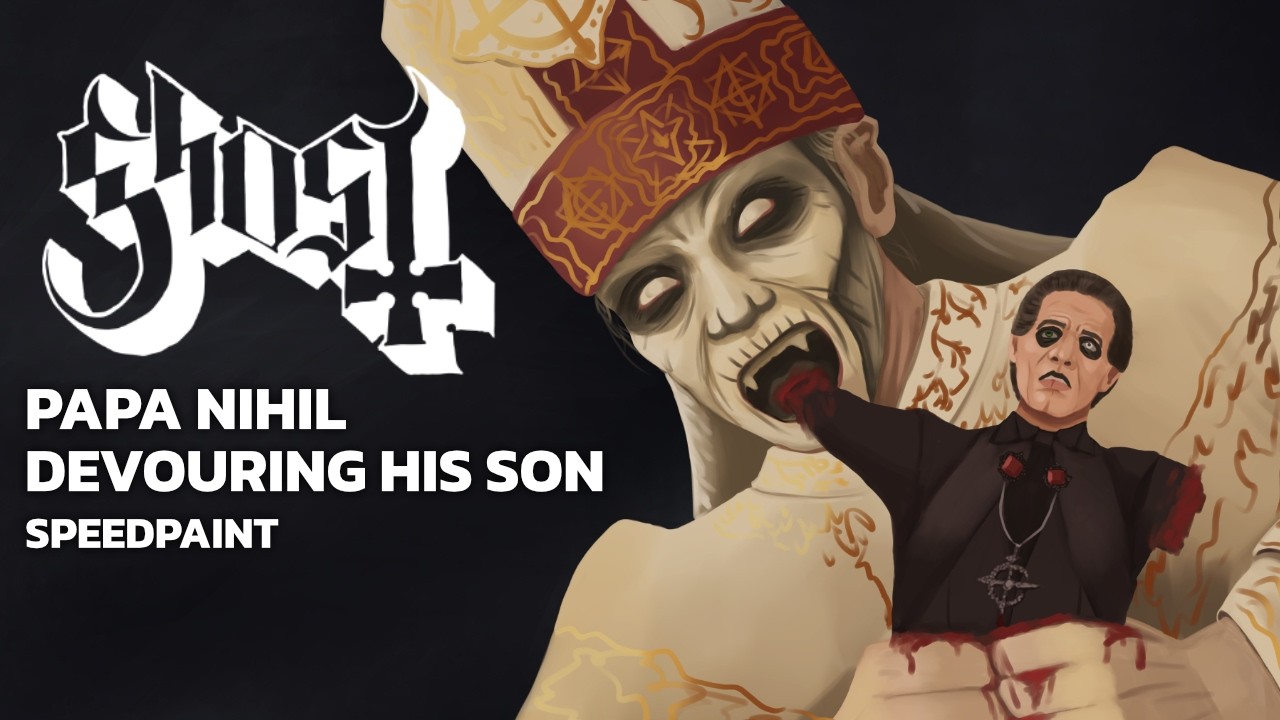 Papa Nihil Devouring His Son | Ghost Fanart Speedpaint