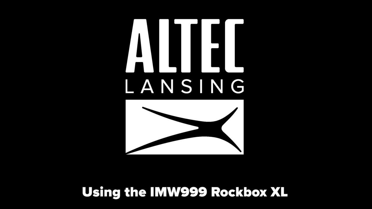 rockbox xl altec lansing