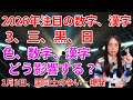 【2026年の予言】1月3日、数字の「3」「三」に注目!漢字、「黒」、「日」に注目!