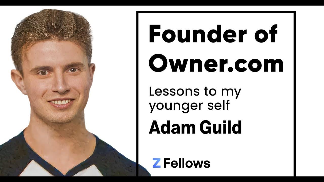 Z Fellows Startup Workshop: "Lessons to My Younger Self" with Adam Guild