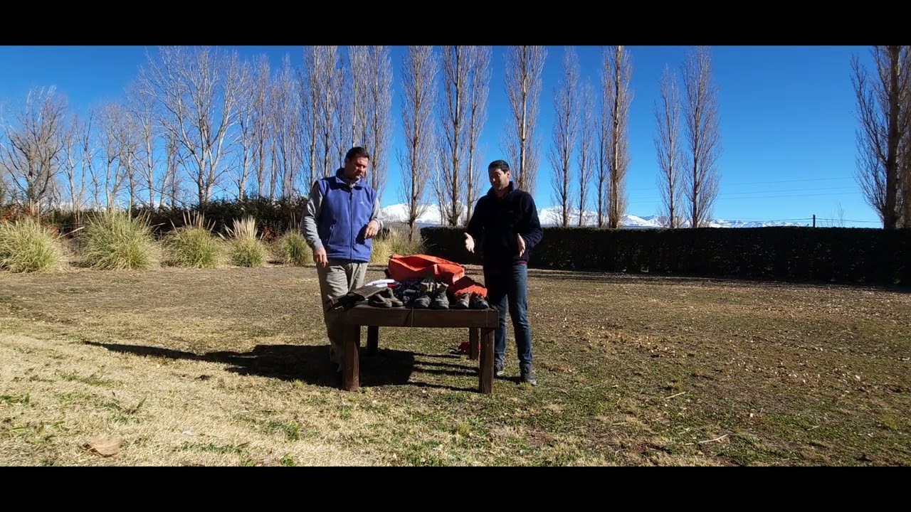 Cabalgata de Cruce Sanmartiniano de los Andes por el Paso de Los Patos, La ropa que tenes que llevar