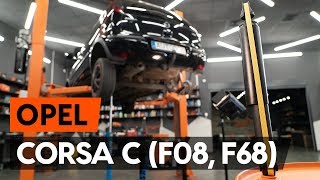 Montering af Fjäderben OPEL CORSA C (F08, F68): gratis video