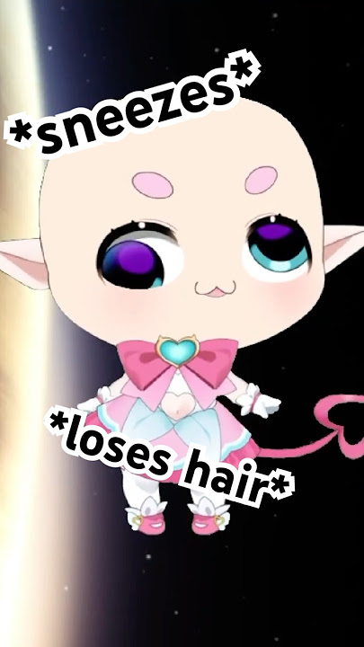 CHIBI SNEEZES HERSELF BALD #shorts #chibidoki #vtuber