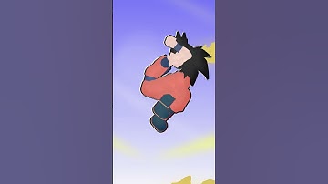 Goku goes Super Saiyan 😳 #animation #dbz #dbs #dbzfanart #sticknodes